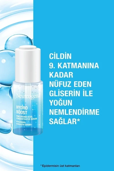 Neutrogena Hydro Boost Hyaluronik Konsantre Serum 15 ml - Resim 4