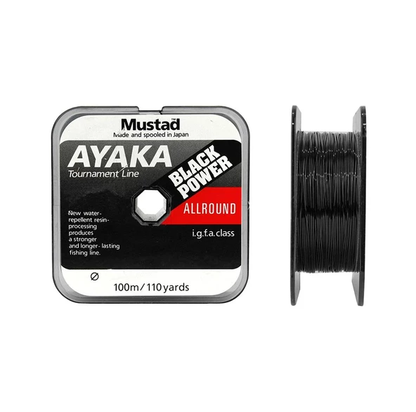 Mustad Ayaka Black Power Allround 0,90mm 100mt ürün görseli 1