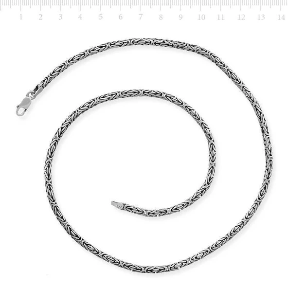 Gümüş Kral Zincir - 2.50 mm Yuvarlak ürün görseli 1