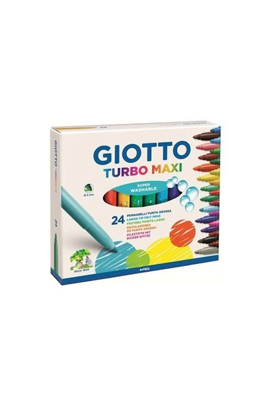 FILA GIOTTO TURBO MAXİ JUMBO KEÇELİ KALEM 24 LÜ ürün görseli 1