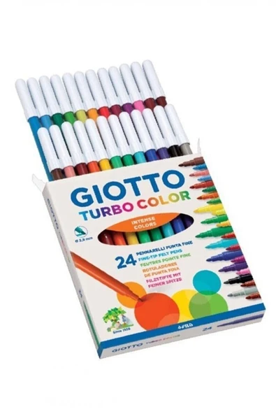 GIOTTO TURBO COLOR KEÇELİ KALEM 24 LÜ ürün görseli 1