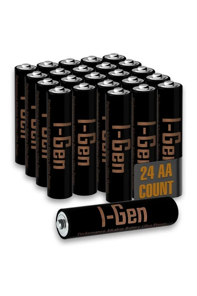 I-Gen A141 Ultra Alkalin AA Kalem Pil 24'lü Paket LR6 1.5V ürün görseli 1