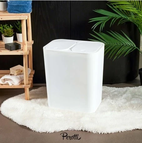Perotti 13254 Mılton White 15 Lt Çöp Kovası ürün görseli 1