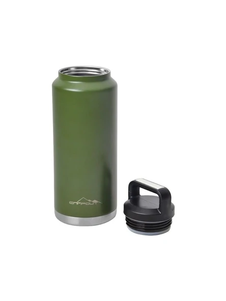 Nurgaz Campout Çift Katmanlı Termos 1000Ml Yeşil - Resim 2