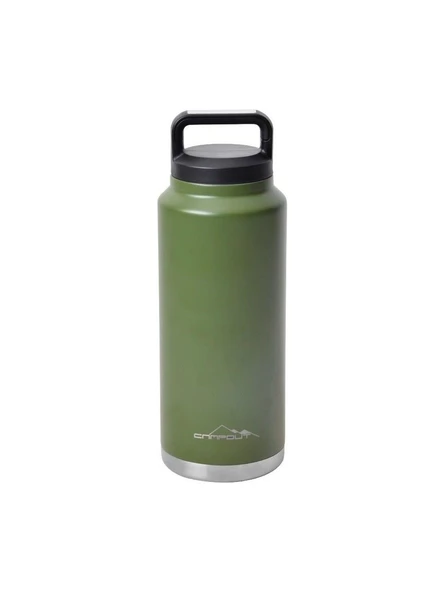 Nurgaz Campout Çift Katmanlı Termos 1000Ml Yeşil ürün görseli 1