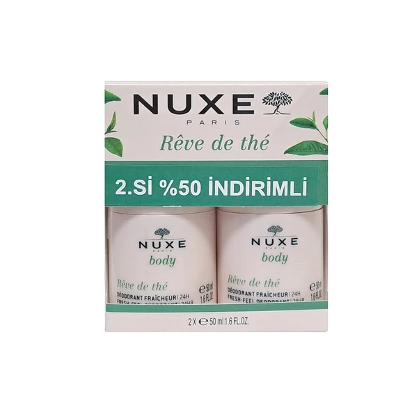 Nuxe Body Reve De The Deodorant 2x50 ml ürün görseli 1