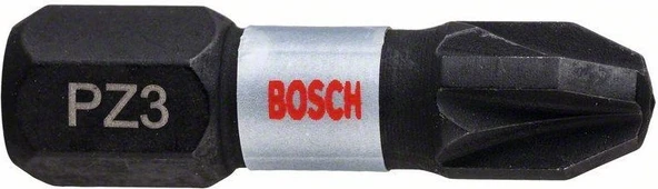 Bosch Impact Yıldız Bits Ucu PZ3X25 mm 2'li 2608522402 ürün görseli 1