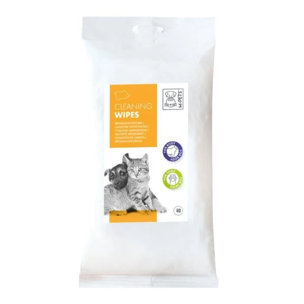 M-Pets Kedi/Köpekler İçin Temizleme Mendili 40lı ürün görseli 1