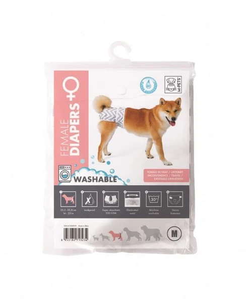 M-Pets Dişi Köpekler İçin Yıkanabilir Külot (M) ürün görseli 1