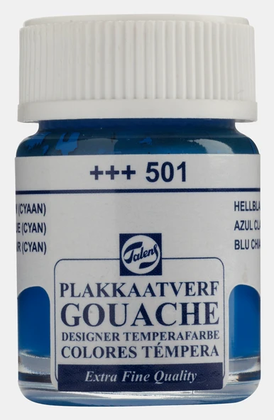 Talens Guaj Boya 16 ml Light Blue 501 ürün görseli 1