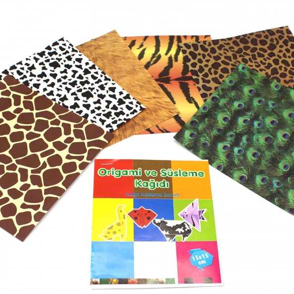 hayal hayvan desenli origami set ürün görseli 1