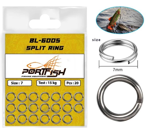 Portfish BL-6005 Kaşık Halkası (Split Ring) ürün görseli 1