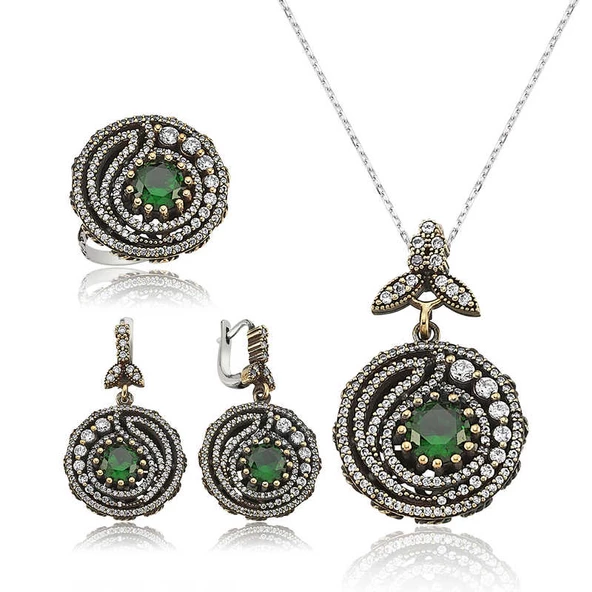 Gümüş Otantik Bayan Set - Resim 2