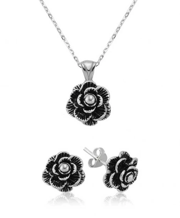 Gümüş Çiçek Bayan Set ürün görseli 1