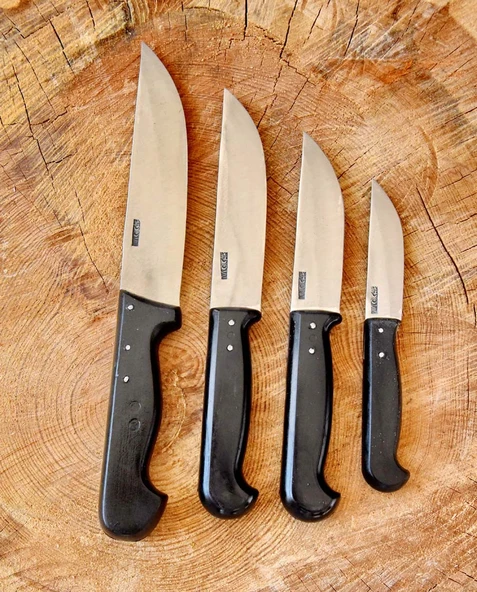 Tapan Mutfak Bıçağı Seti 4 Parça 30-26-24-19 cm Paslanmaz ürün görseli 1