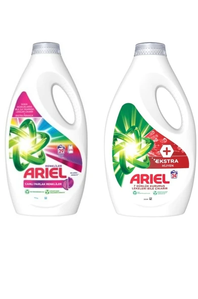 ARİEL RENKLİLER 29 YIKAMA & ARİEL BEYAZLAR 24 YIKAMA ürün görseli 1