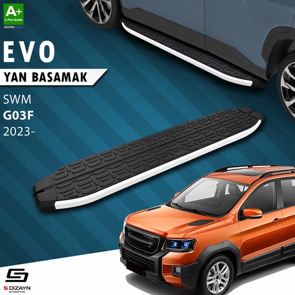 SWM G03F Evo Aluminyum Yan Basamak 193 Cm 2023 Üzeri A+ Kalite ürün görseli 1