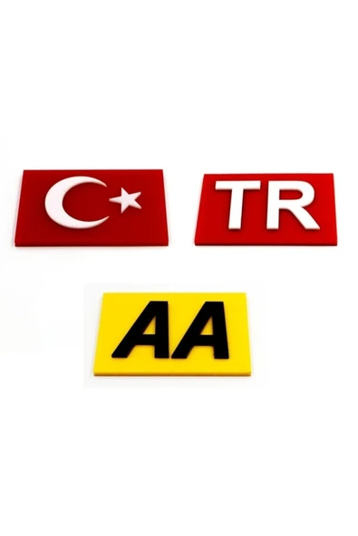 Pleksi 3d Panjur Arma Yapışkanlı - Aa - Tr - Türk Bayrağı ürün görseli 1
