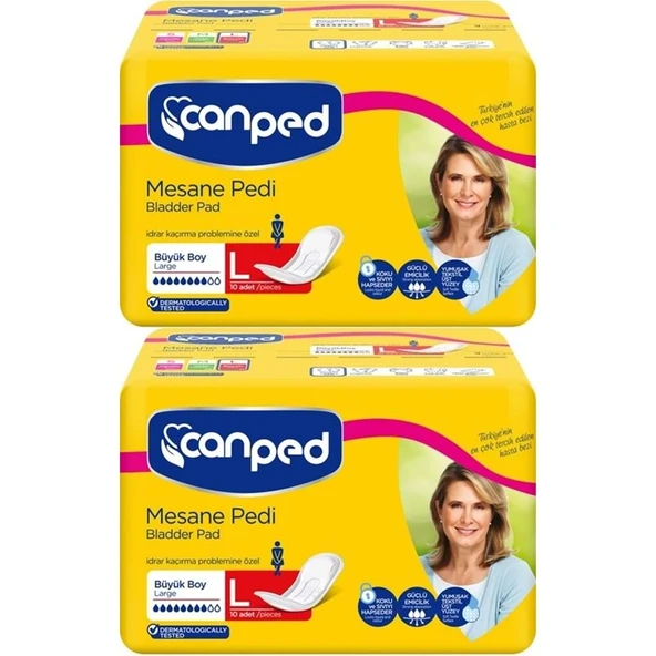 Canped Mesane Pedi Klasik L - Large - Büyük Boy 20 Adet ürün görseli 1