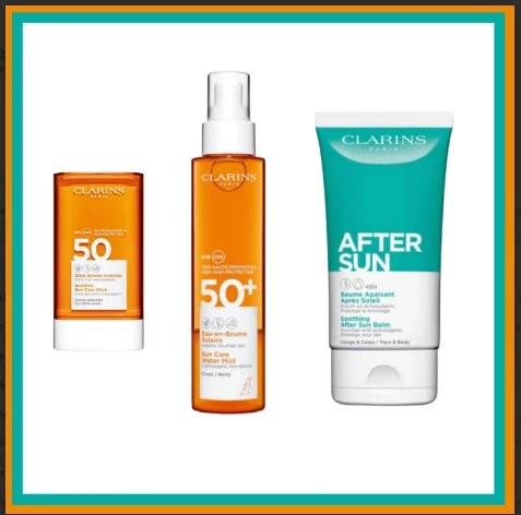 Clarins Body Sun Care Vücut + Face Stick + After Sun 3lü Set ürün görseli 1