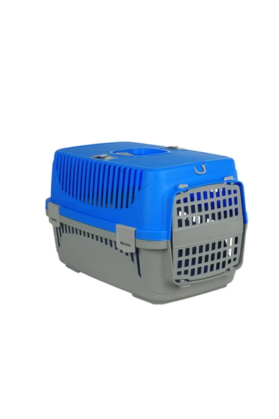 Pribor HZ-100 Kedi Köpek Evcil Hayvan Taşıma Çantası Box Orta Boy Çok Fonksiyonlu Mavi Gri ürün görseli 1