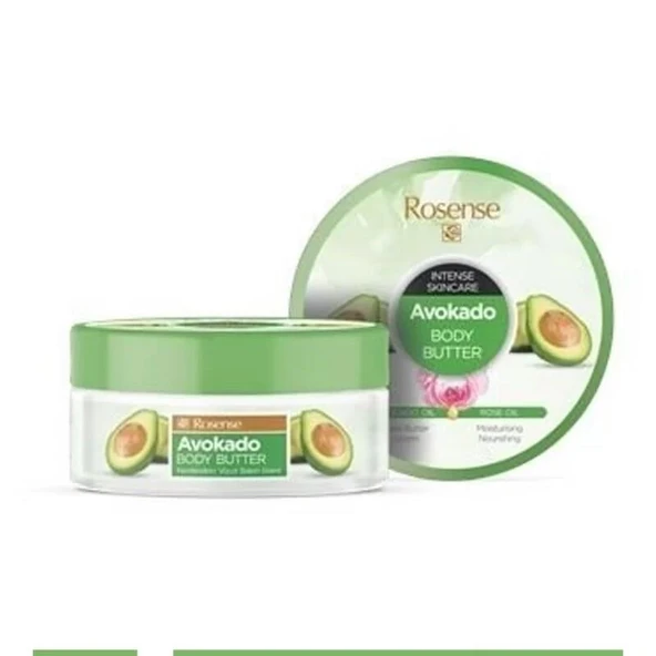 Rosense Bady Butter Vücut Bakım Krem Avakado-Gül 150ml ürün görseli 1