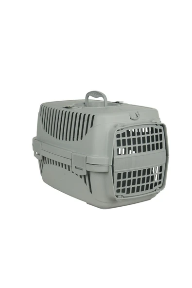 Pribor Hz-100 Kedi Köpek Evcil Hayvan Taşıma Çantası Box Orta Boy Çok Fonksiyonlu Gri ürün görseli 1