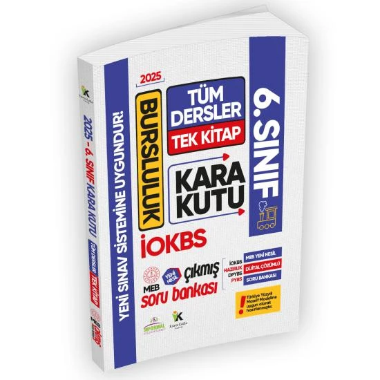 2025 6.sınıf İOKBS BURSLULUK Tüm Dersler Çıkmış Soru Bankası Tek Kitap Yeni Sistem Tamamı Çözümlü ürün görseli 1
