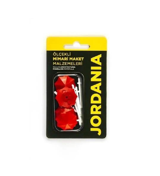 JORDANIA SEMSIYE KIRMIZI 1/100 JE04-MT100KR ürün görseli 1