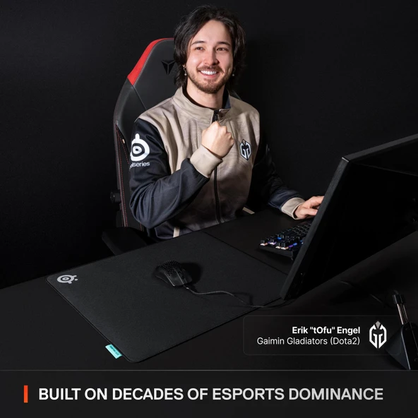 SteelSeries QcK Large Performance Balance Gaming Mouse Pad - Resim 8