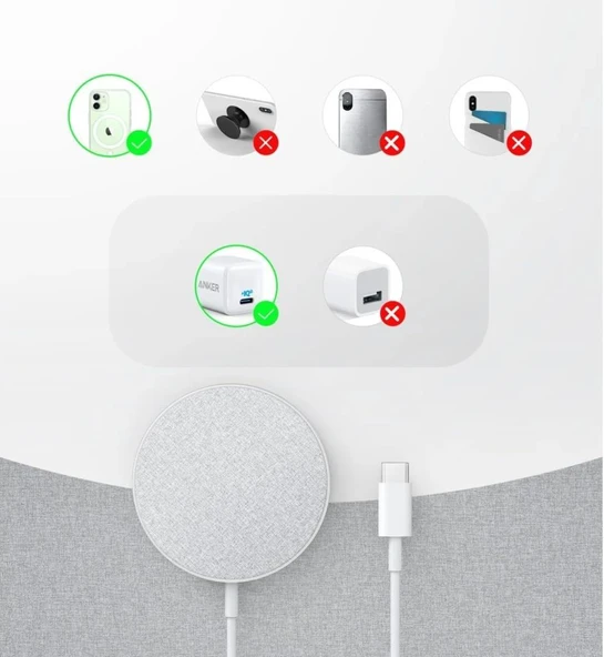 Anker Powerwave Select Plus Kablosuz Şarj Aleti - TEŞHİR - Resim 2