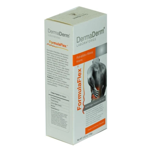 Dermaderm FormulaFlex Okaliptus Rahatlatıcı Masaj Kremi 100Gr ürün görseli 1