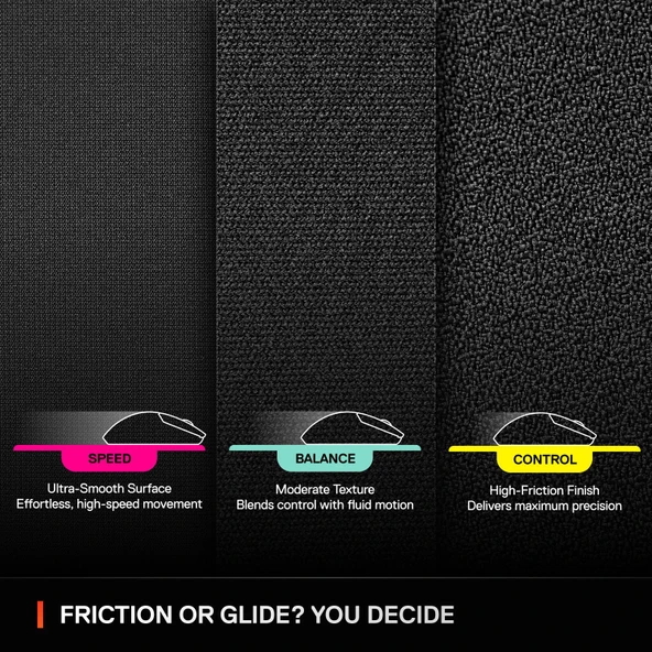 SteelSeries QcK XLarge Performance Balance Gaming Mouse Pad - Resim 6