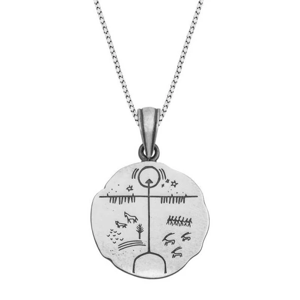 Gümüş Gök Tengri Kolye - Resim 2