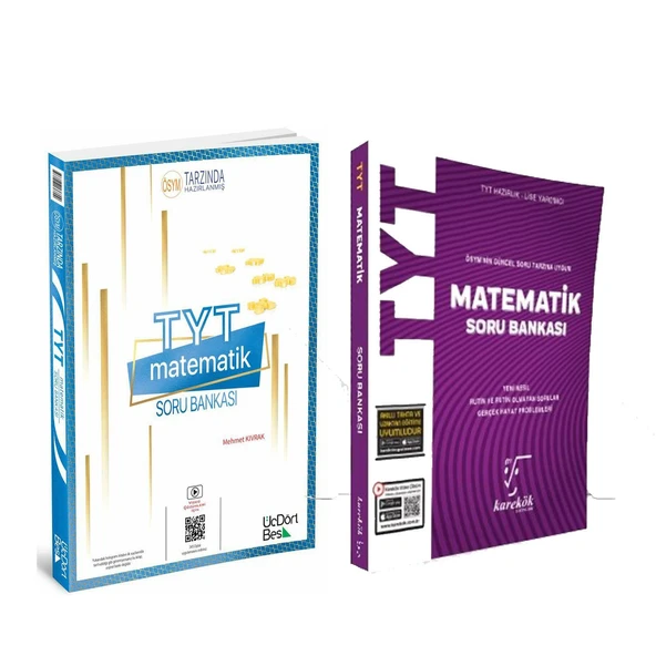 TYT Matematik Soru Bankası Seti 2 Kitap Set ürün görseli 1