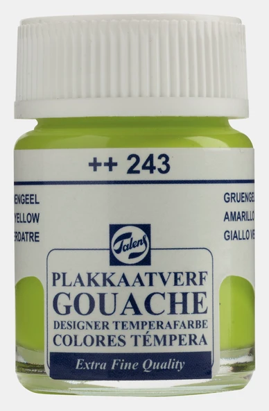 Talens Guaj Boya 16 ml Greenish Yellow 243 ürün görseli 1