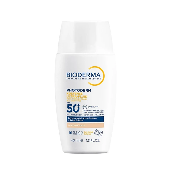 Bioderma Photoderm XDefense Spf50+ Tüm Cilt Tipleri Antioksidan Etkili Renkli Güneş Kremi Very Light 40 ml ürün görseli 1