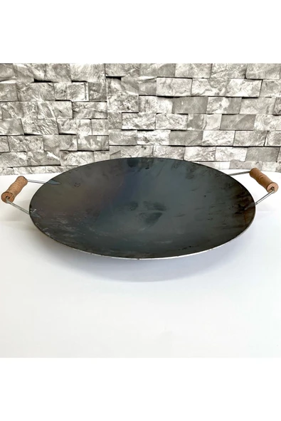 Kalın Hakiki Kavurma Sac 40 Cm Çift Taraflı Sac Kavurma Ve Gözleme Sacı ürün görseli 1