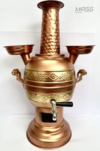 5 litre Tombul Bakır Semaver ürün görseli 1