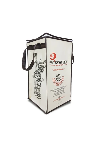 Krom Ayrılabilir Odunlu Semaver 4 Lt - Resim 5