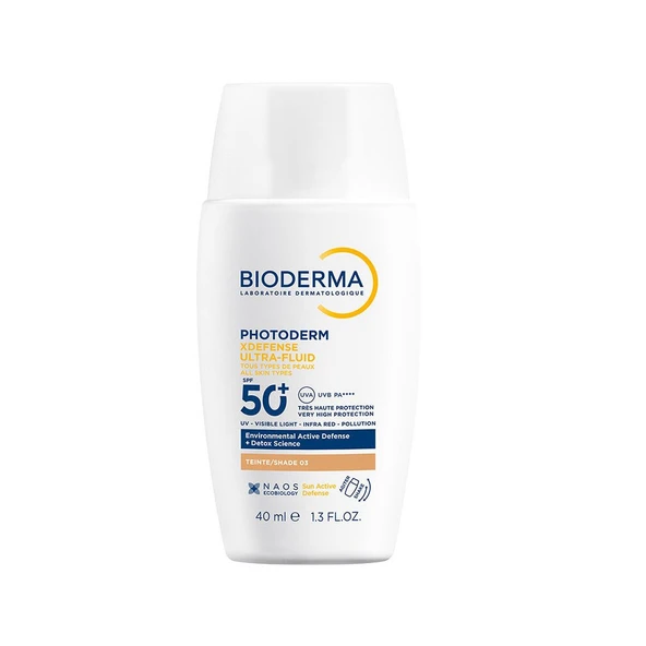 Bioderma Photoderm XDefense Spf50+ Tüm Cilt Tipleri Antioksidan Etkili Renkli Güneş Kremi Golden 40 ml ürün görseli 1