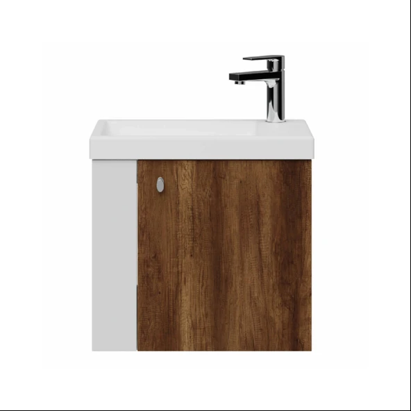 Creavit Forest Lavabo Dolabı 50 cm Beyaz - Barok ürün görseli 1