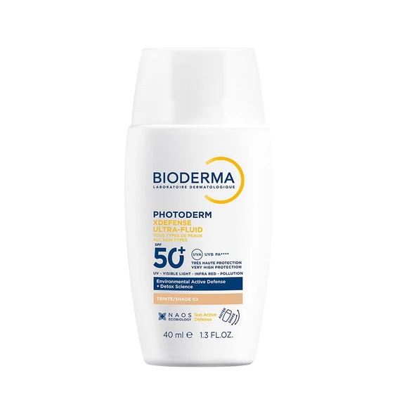 Bioderma Photoderm XDefense Spf50+ Tüm Cilt Tipleri Antioksidan Etkili Renkli Güneş Kremi Light 40 ml ürün görseli 1