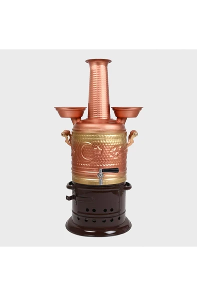 5 Lt Sobalı Bakır Semaver ürün görseli 1