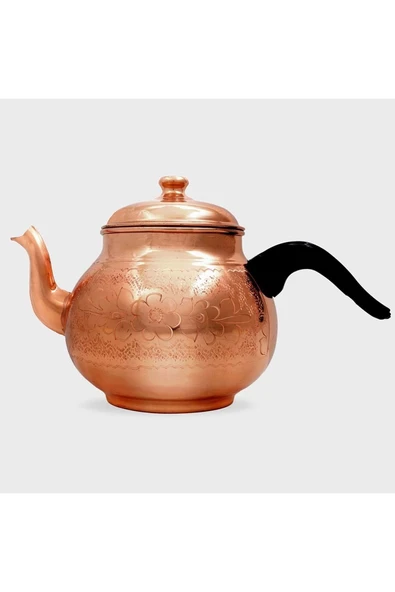 Büyük Bakır Demlik Kızıl ürün görseli 1