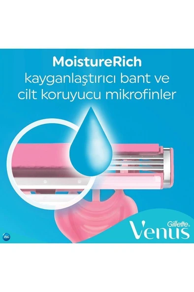 Gillette Simply Venus 3 Basic 4'lü - Resim 4