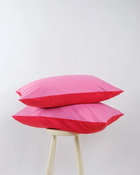Cozy Home Popping Colors Yastık Kılıfı Cherie Kırmızı-Fuşya 50x70 ürün görseli 1