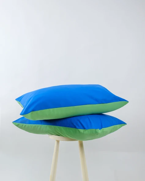 Cozy Home Popping Colors Yastık Kılıfı Sage Yeşil-Mavi 50x70 ürün görseli 1