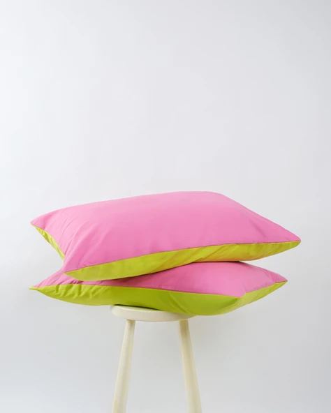 Cozy Home Popping Colors Yastık Kılıfı Dazzle Pembe-Sarı 50x70 ürün görseli 1