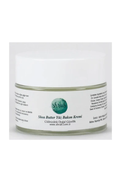 SHRUB SHEA BUTTER YÜZ BAKIM KREMİ ürün görseli 1